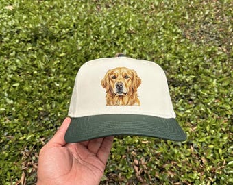 Custom Pet Portrait Hat | Embroidered Dog Cat Baseball Cap | Personalized Pet Photo Gift