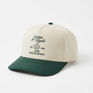 Custom Embroidered Cap, Personalized Logo Text Hat, 5-Panel Polyester Cotton Snapback