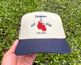 Custom Embroidered Hat Personalized Gift | Custom Text Baseball Cap Monogram Dad Hat Name Logo Embroidery Unisex Trucker Hat