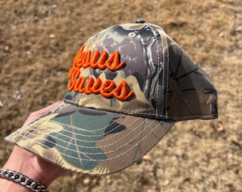Camo Hat, Custom Embroidered Gift, Personalized Camouflaged Hat, 3d or flat embroidery