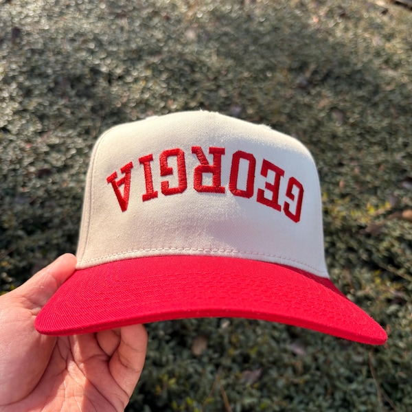 Backwards Text Hat - Etsy