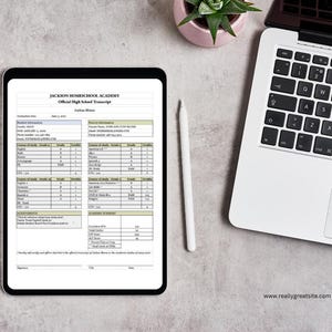 Homeschool form minimalist high school