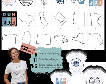 PNG Runner bundle, Girl Running png, run design, running shirt, running stickers, running quotes, funny running designs, Run png, run design