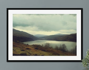 Loch Ness in the Spring Fine Art Print  | Highlands, Scotland | Scottish Landscape | Original artwork | Interior | Wall Art | Home Decor