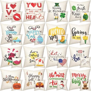 Seasonal pillow covers sales