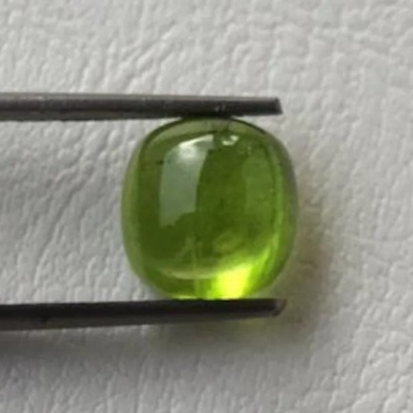 5mm Natural Peridot Cabochon, CALIBRATED Cushion Shape Loose Stone, Semi Precious Gemstone Cabochon