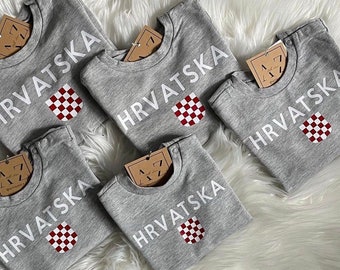 Hrvatska T-Shirt: Croatia Unisex Cotton Tee