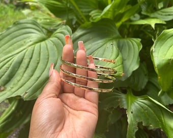 Golden Spiral Arm cuff