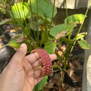 Ruby Radiance Bangle Stack