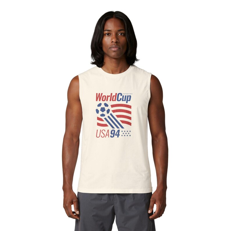 World Cup USA 94 Fussball Tanktop | Retro American USMNT - Vintage Sportbekleidung Bild 8