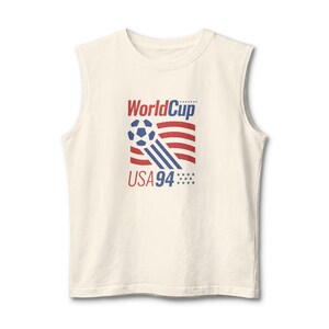 World Cup USA 94 Fussball Tanktop | Retro American USMNT - Vintage Sportbekleidung Bild 3