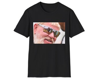 Golf Photography Unisex T-Shirt, Iconic Golf Shots, Retro Style Tee, John Daly and Tiger Woods