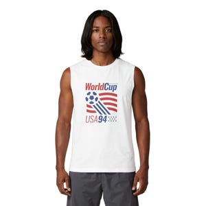 World Cup USA 94 Fussball Tanktop | Retro American USMNT - Vintage Sportbekleidung Bild 6