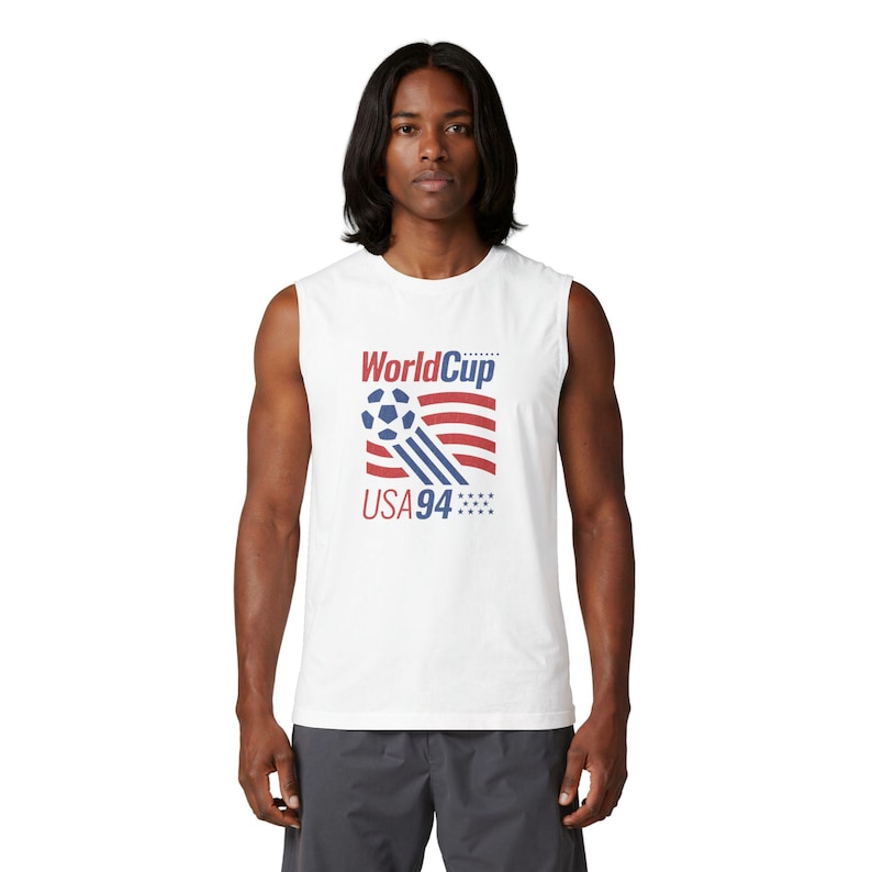 World Cup USA 94 Fussball Tanktop | Retro American USMNT - Vintage Sportbekleidung Bild 6
