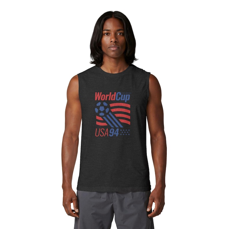World Cup USA 94 Fussball Tanktop | Retro American USMNT - Vintage Sportbekleidung Bild 9
