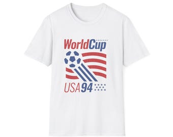 Adidas T-shirt World Cup 1994 USA Vintage Single Stitch Soccer