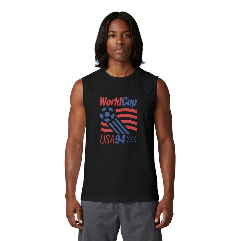 World Cup USA 94 Fussball Tanktop | Retro American USMNT - Vintage Sportbekleidung Bild 7