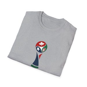 2026 World Cup Trophy T-Shirt | United States Canada Mexico Tournament gear, usmnt, USA image 3