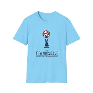 2026 World Cup Trophy T-Shirt | United States Canada Mexico Tournament gear, usmnt, USA image 1