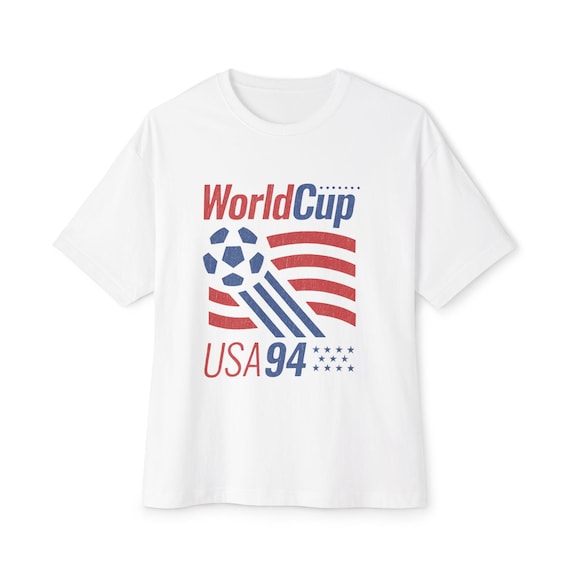 94年ワールドカップUSA ホットサッカーFUN Tシャツ World Cup USA 94 Soccer Graphic Tee | Vintage Inspired Boxy 90s
