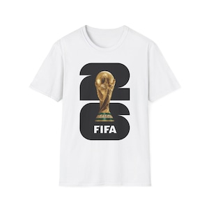 ワールドカップトロフィーTシャツ｜2026年サッカー大会Tシャツ - USMNT、USA、ファンギア 画像 1