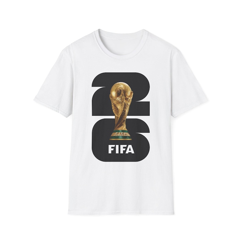 ワールドカップトロフィーTシャツ｜2026年サッカー大会Tシャツ - USMNT、USA、ファンギア 画像 1
