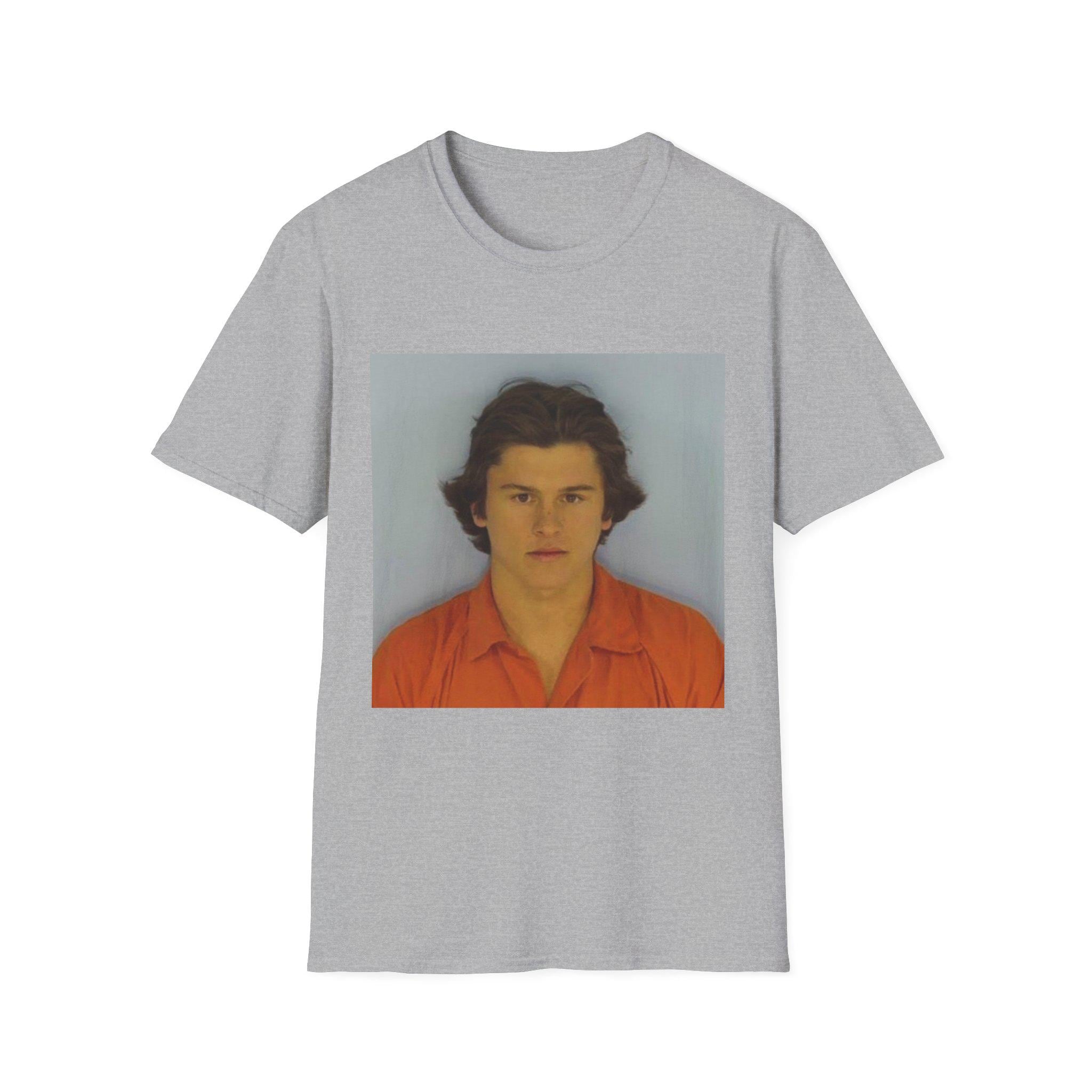 Deegan Mugshot Unisex Softstyle T-shirt, Haiden Deegan Arrested