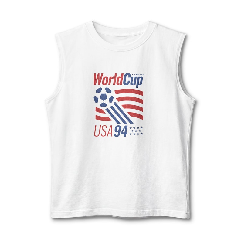 World Cup USA 94 Fussball Tanktop | Retro American USMNT - Vintage Sportbekleidung Bild 1