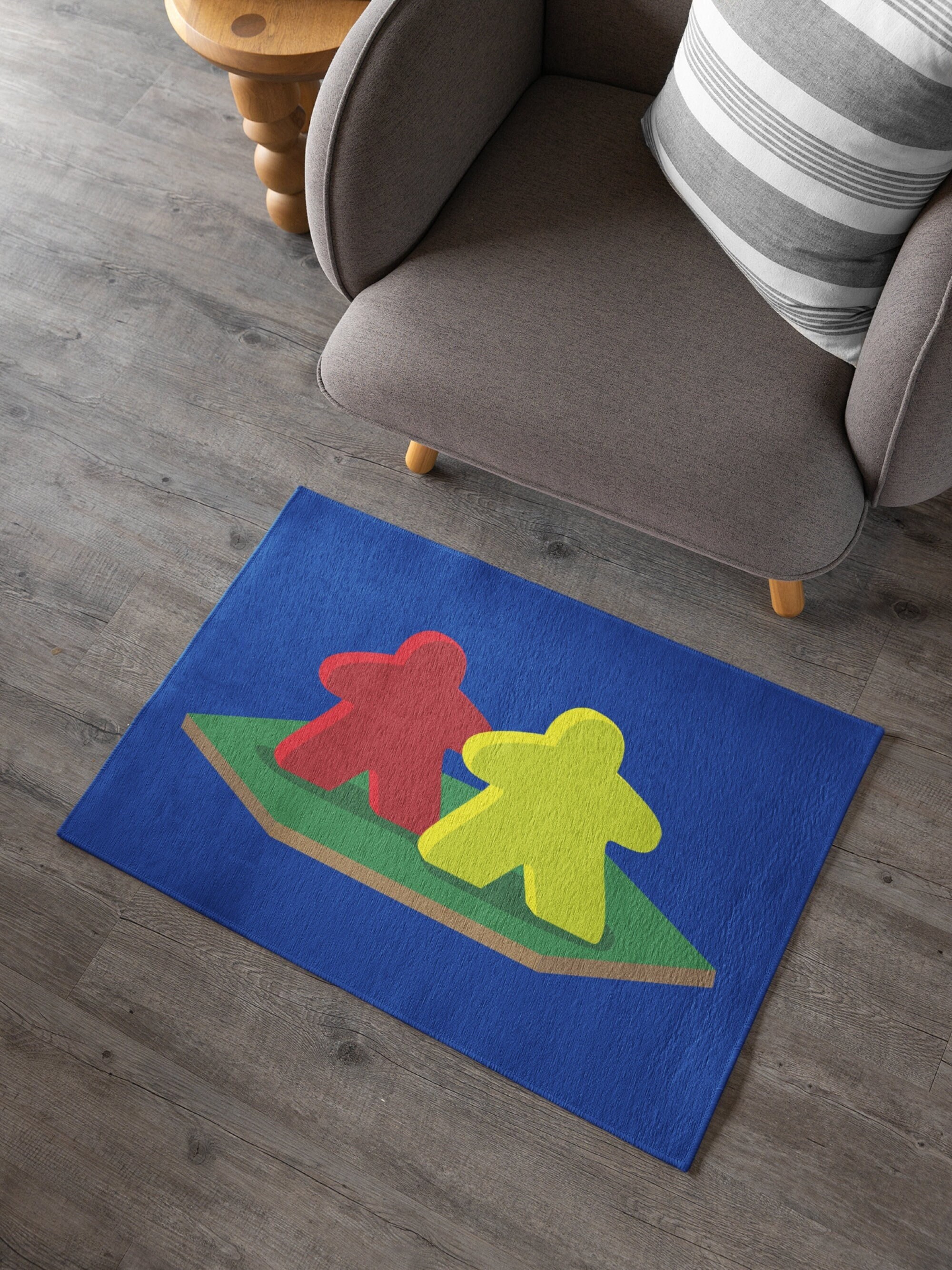  AJ WALLPAPER 3D Brown Bear 14907 Game Non Slip Rug Room Mat  Round Quality Elegant Carpet US Lv (H160cmxW240cm【63x94.5】) : Home &  Kitchen