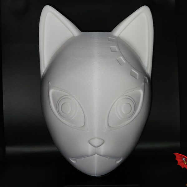 DIY Anime Kitsune Fox Demon Mask 3D PRINT