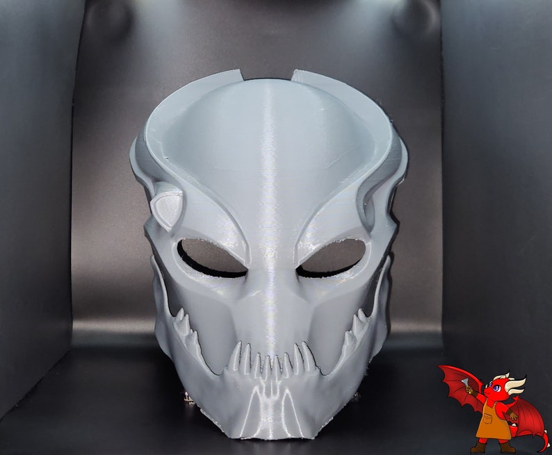 DIY Predator Berserker Mr. Black Mask 3D Print image 1