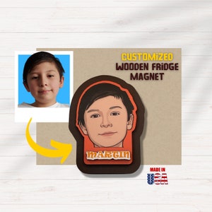 Magnets photo personnalisés pour enfants, Magnet famille pour réfrigérateur, Magnets cadeaux