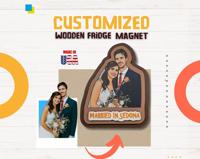 Personalized Fridge Magnet, Custom Photo Magnets With Picture and Text ...