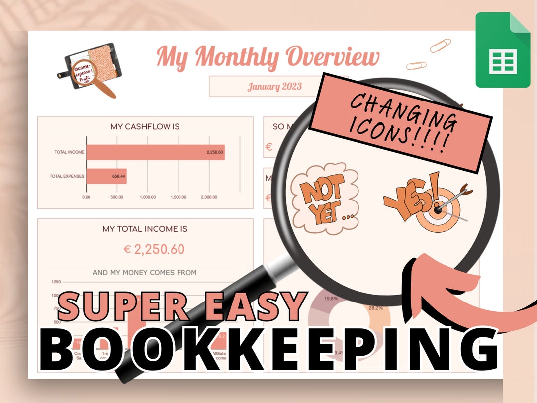 Easy Bookkeeping for My Small Business Bookkeeping Spreadsheet Simple