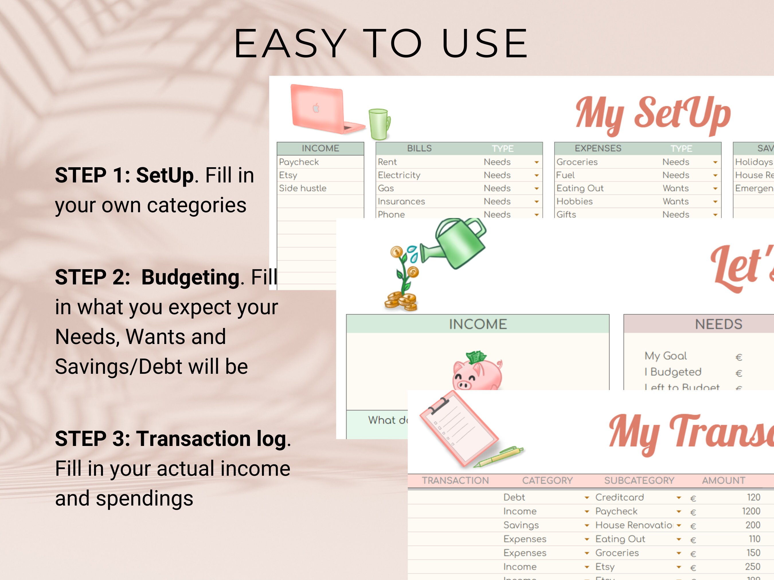 50/30/20 Budget Template Google Sheets 50 30 20 Budget Template 50/30