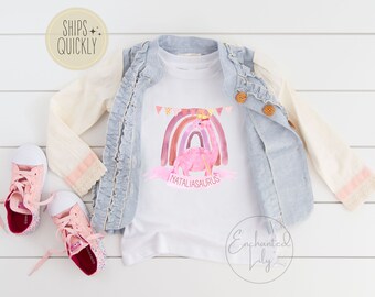 Personalized Girl Dinosaur Shirt Custom Dinosaur Kids Shirt Girl Dinosaur Gifts Dinosaur School Shirts Girls Dinosaur Shirt for Girl Tee