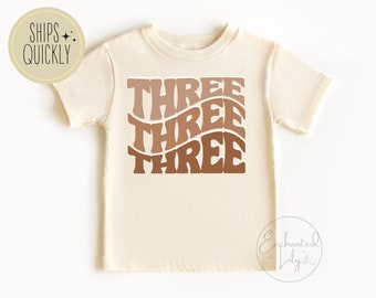 3rd Birthday Shirt for Third Birthday Toddler Shirt for 3rd Bday Third Birthday Toddler Tee