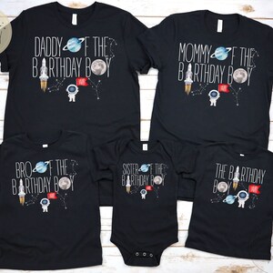 Astronaut Birthday Shirt Birthday Space Shirt Family Astronaut Shirts Family Rocket Shirt Matching Birthday Boy Rocket Birthday Shirts