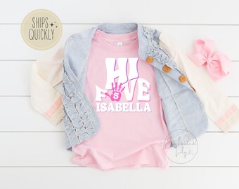 Girls fifth birthday shirt for 5th birthday shirt girl 5th birthday hi five shirt girls fifth birthday shirt 5th birthday tee 5 years old