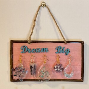 Earring gift pack with holder hand made