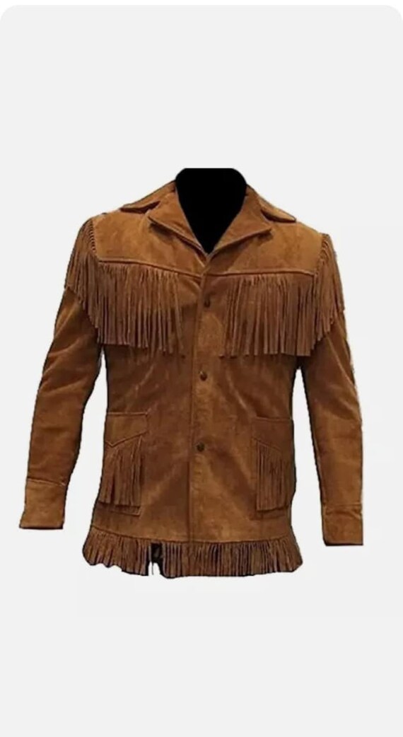 Mens Leather Buckskin Sui Including Shirt and Trouser Mountain Man  Reenactment Suede Original 