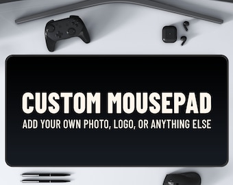 Custom Mouse Pad, Gaming Desk Mat with Non-Slip Base, Unique Design for Gamers and Office Workers, Personalized Desk Pad Photo