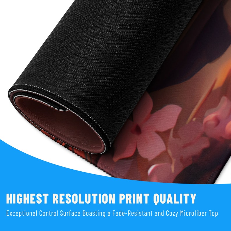 Custom Mouse Pad, Gaming Desk Mat With Nonslip Base, Unique Design for