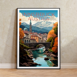 **Innsbruck Poster,** **Österreich Poster,**