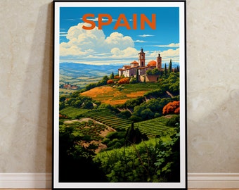 Spain Travel Poster, Spain Poster, Andalusia Print, Andalusia Poster, Rural Poster, Europe Poster, Spain Print