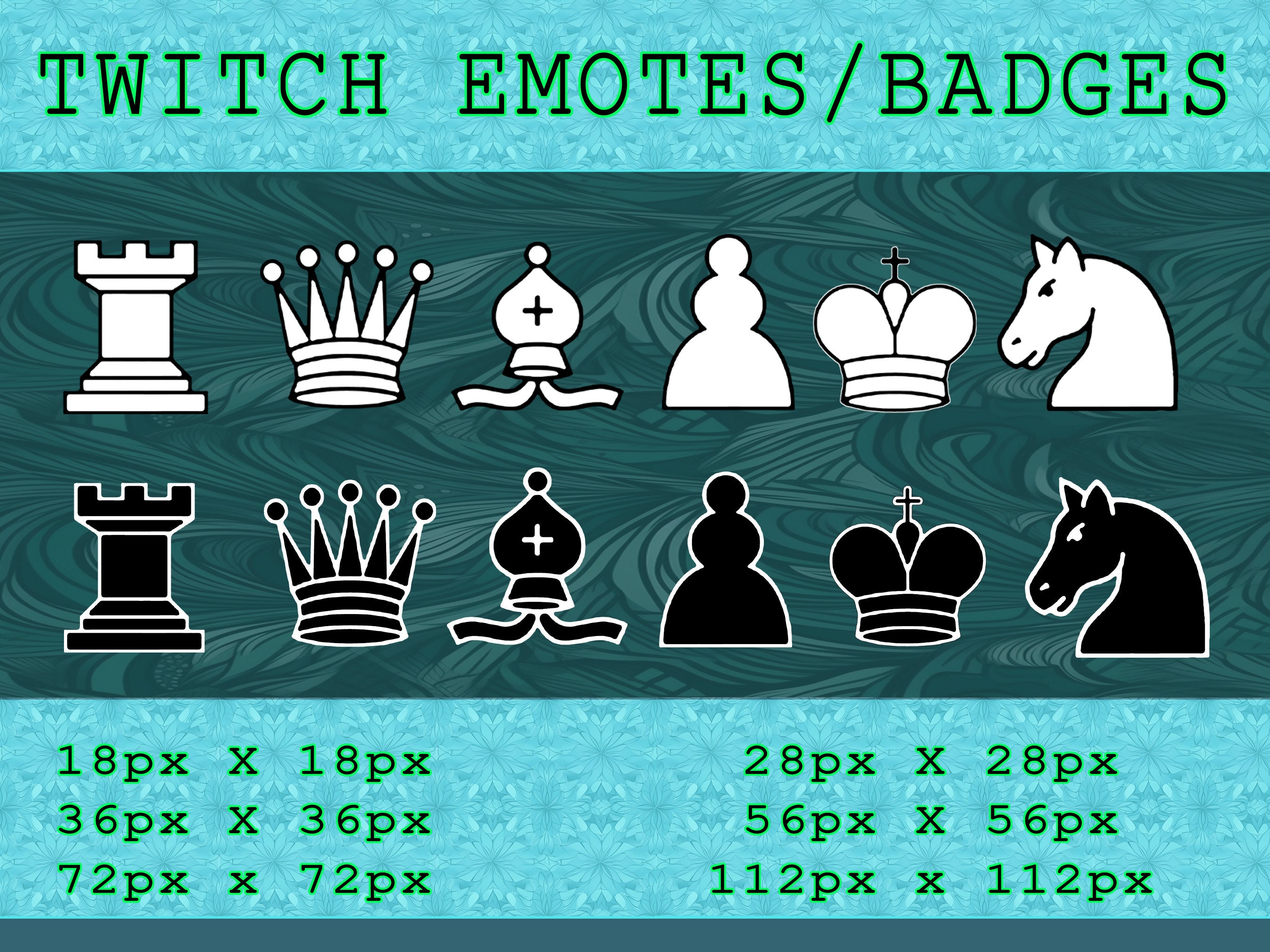 Chess - Twitch Emotes - Stream Skins