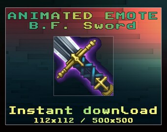 Emote animata B. F. Sword: streaming di League of Legends (GIF)