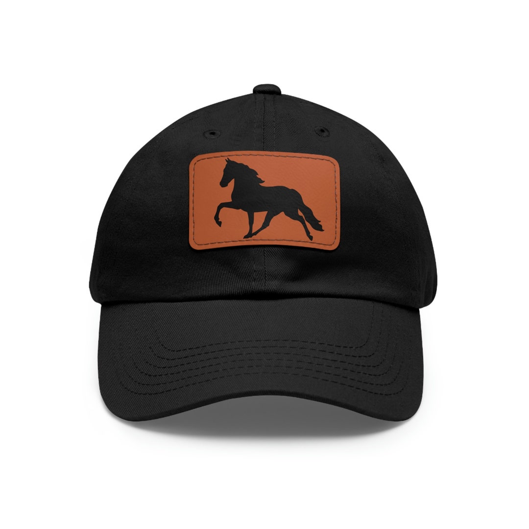 Tennessee Walking Horse Hat With Leather Patch Etsy
