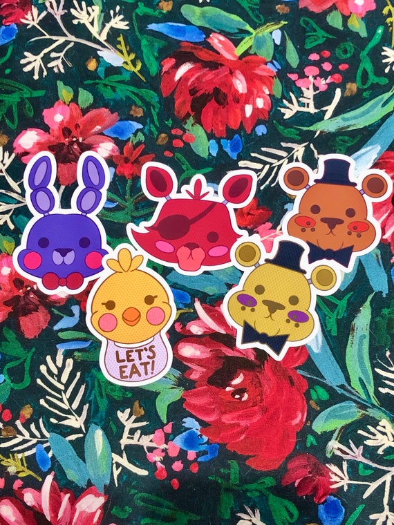 Five Nights at Freddy's Matte Vinyl Sticker Bundle - [Handdrawn]