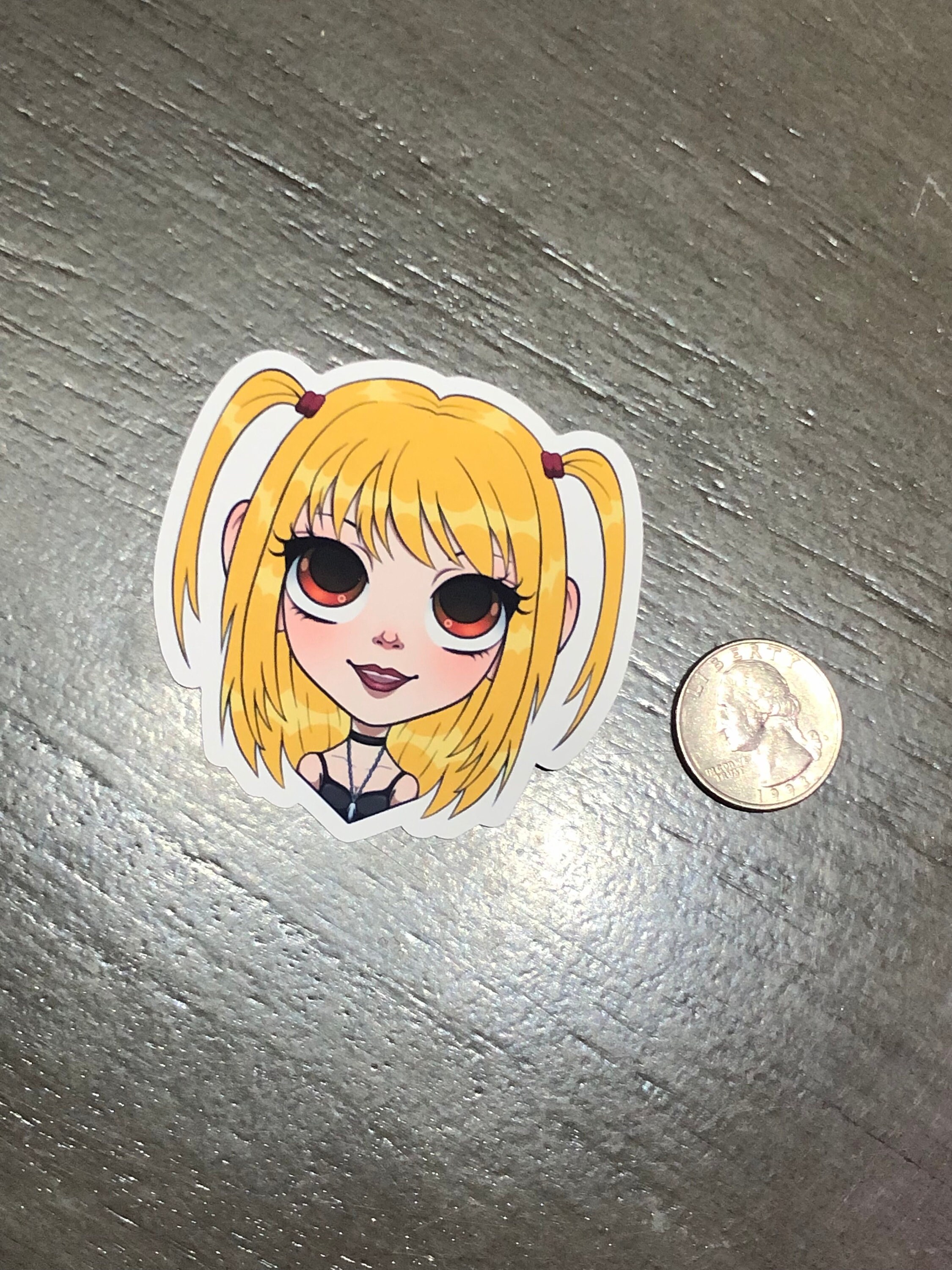Misa Amane Matte Vinyl Sticker - [handdrawn] - Etsy